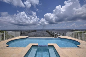 Lavish Waterfront Home with Pool and Shared Dock!